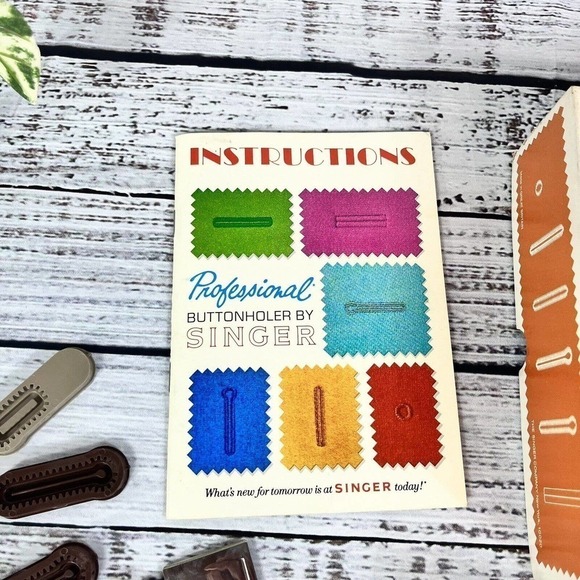 SINGER Professional Buttonholer 20 Cams 381116 for Slant 0 Matic Zig Zag Machine - Picture 4 of 16